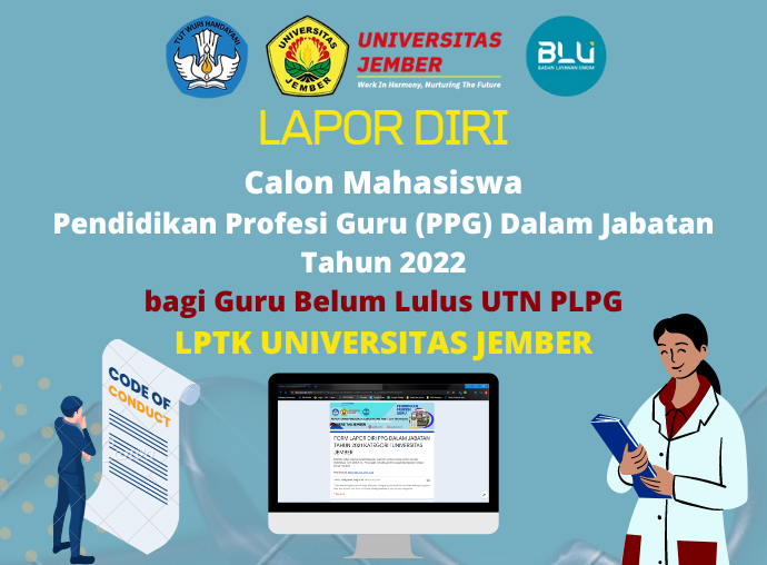 Pelaksanaan Lapor Diri PPG Dalam Jabatan Kategori III (bagi Guru Belum Lulus UTN PLPG) Tahun 2022